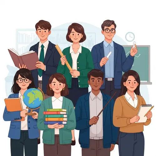 Gender-Diverse Educators in Professional Outfits