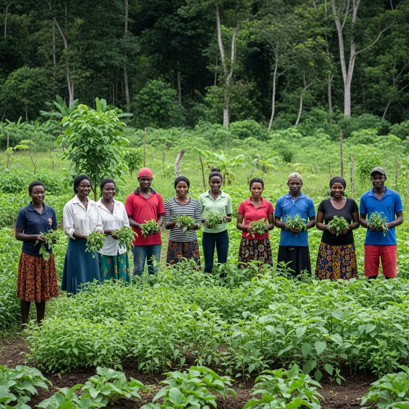 Unity in Agriculture: African Communities Thrive Together