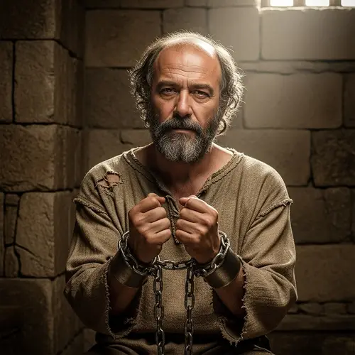 Apostle Paul in Chains: Scene of Quiet Determination
