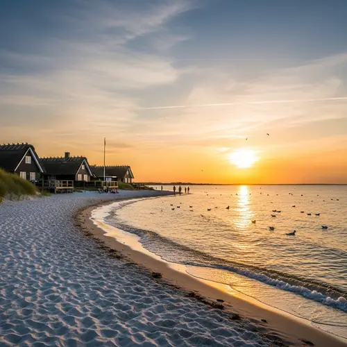 Summer Day in Bjerregård, Denmark | Tranquil Beach Scene