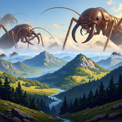 Fascinating Fantasy Landscapes with Giant Termites