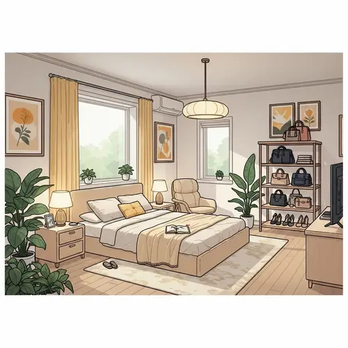 Luxurious Bedroom Design with Minimalist Aesthetics