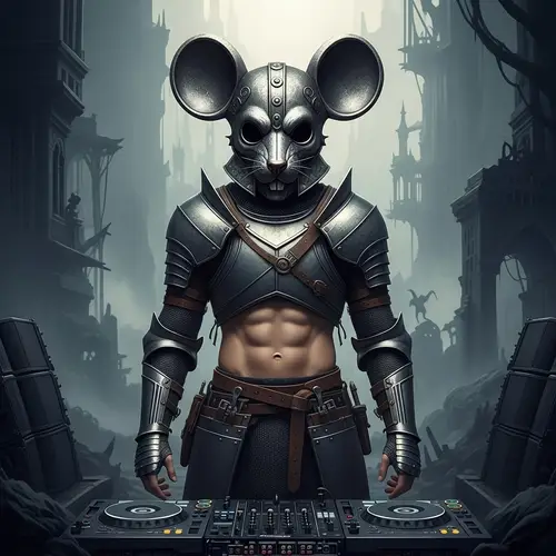 Dark Souls Style DJ Transformation - Deadmau5 Character Concept