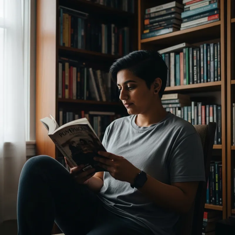 Koshal Hamal Reading a Book: Embracing Literature Koshal Hamal Reading a Book: Embracing Literature