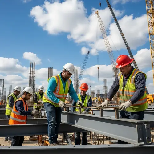 Skyscraper Construction Framework | Builders at Work