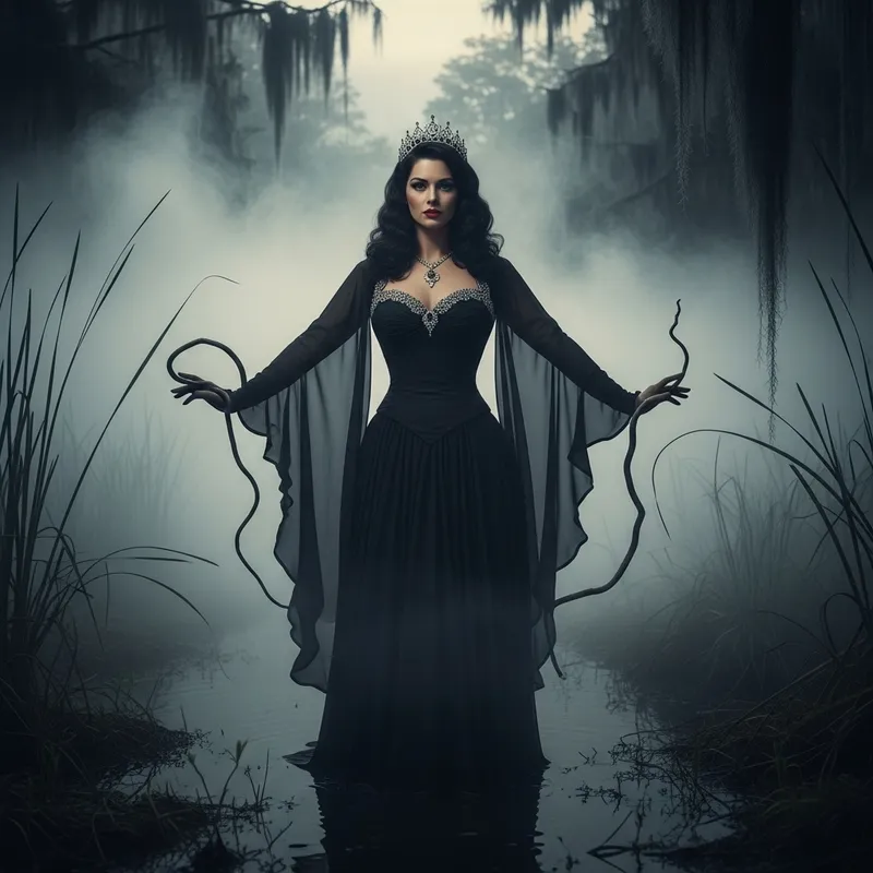 Swamp Princess Ava Gardner in Mystical Fog