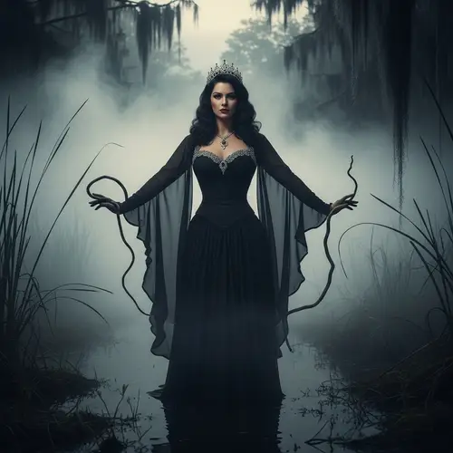 Swamp Princess Ava Gardner in Enigmatic Fog