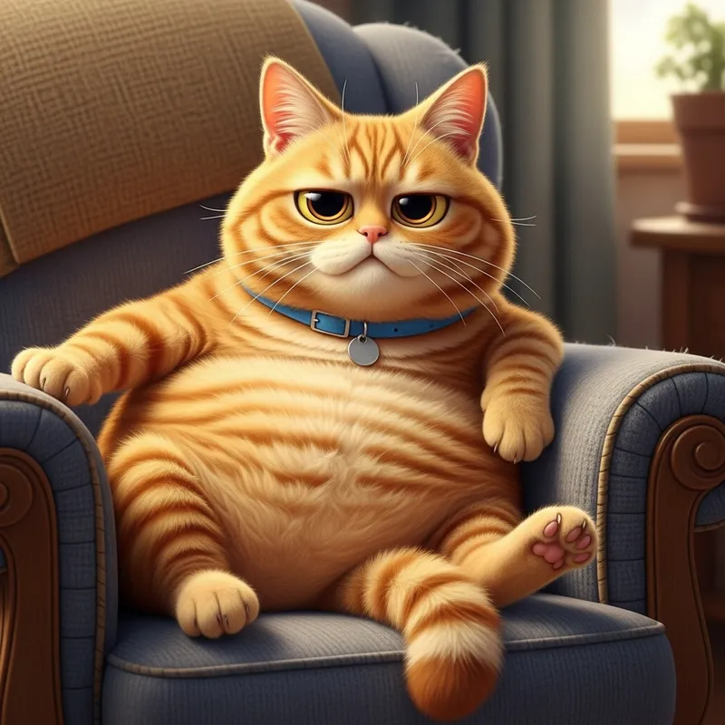 Garfield the Adorable Orange Cat