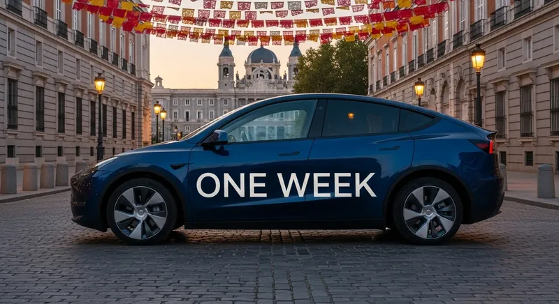 Tesla Model Y in Madrid: Discover in ONE WEEK!