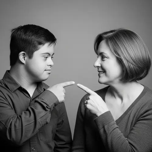 Emotional Black and White Portrait of Unity