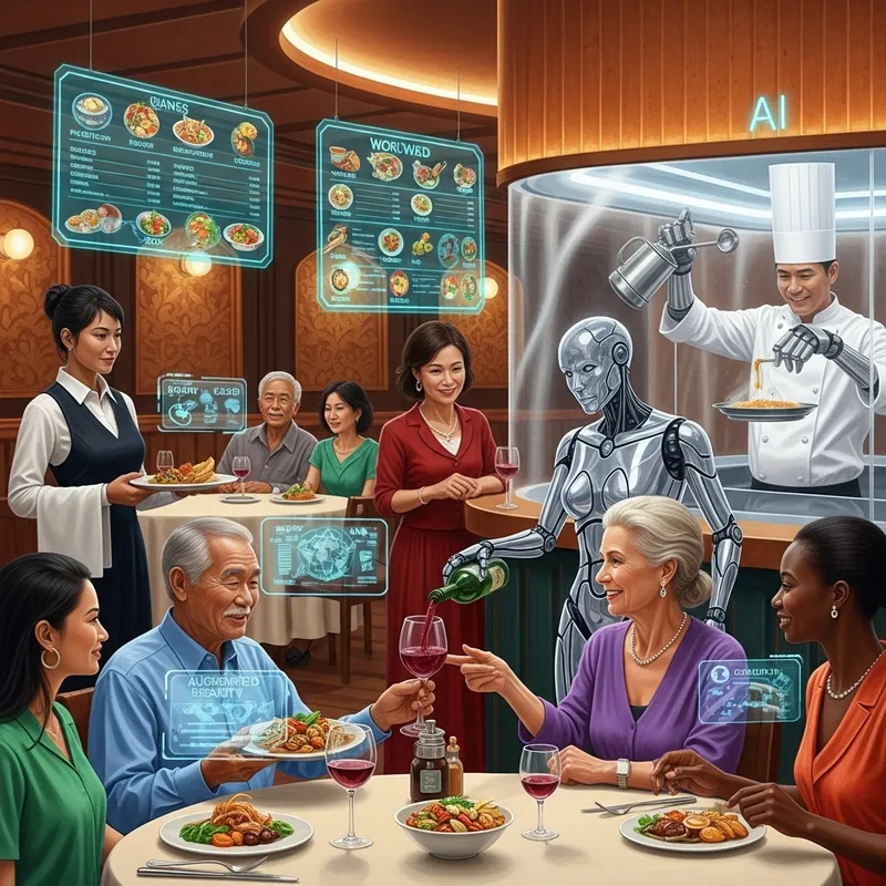 Futuristic Restaurant: Where Technology Meets Culinary Art