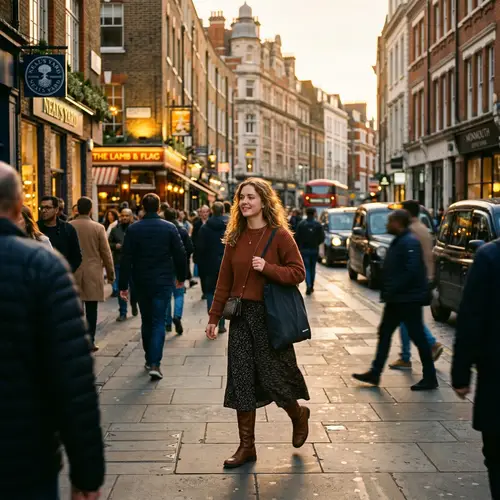 Golden Hour City Walk: Vintage Film Photography