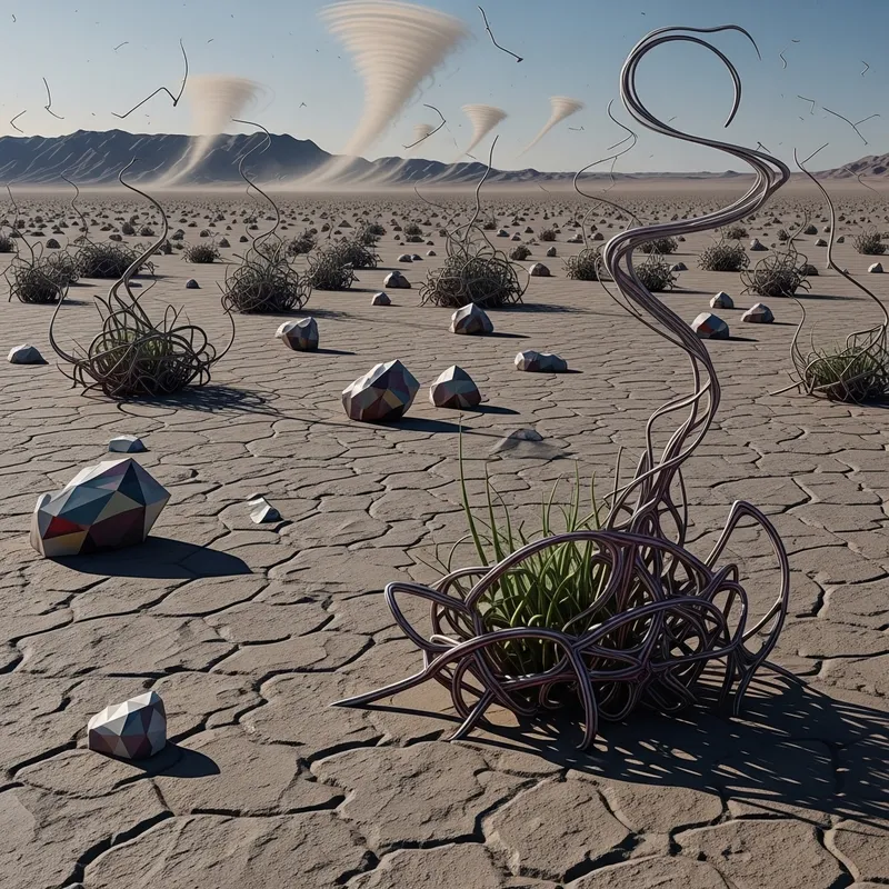 Abstract Desolate Landscapes