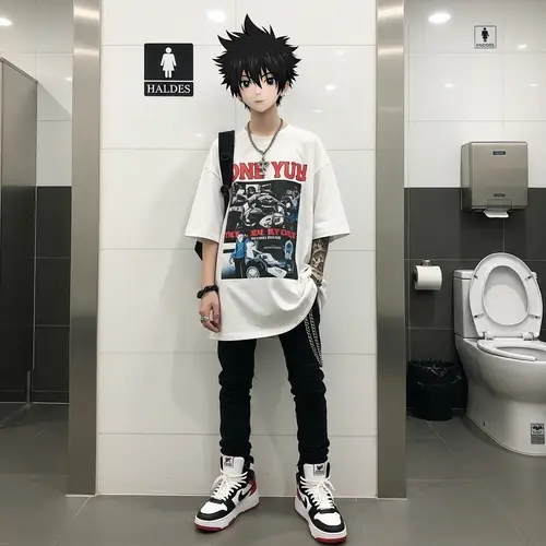 Modern Streetwear Look for Toilet Boy Hanako Kun | Fashion Style
