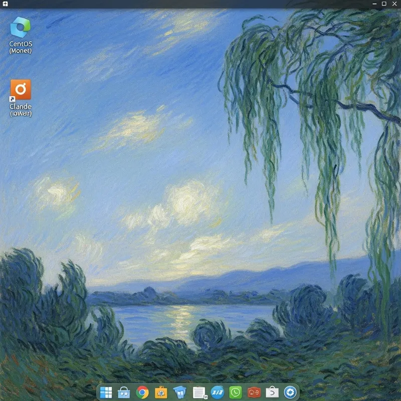 CentOS Monet Art Fusion