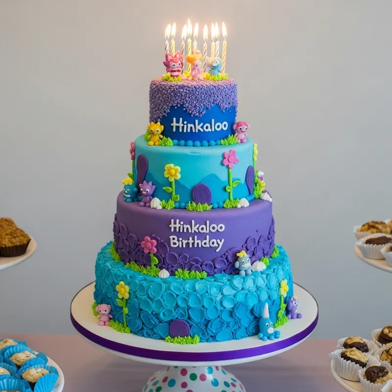 Hinkaloo Birthday Cake - Whimsical and Magical Design