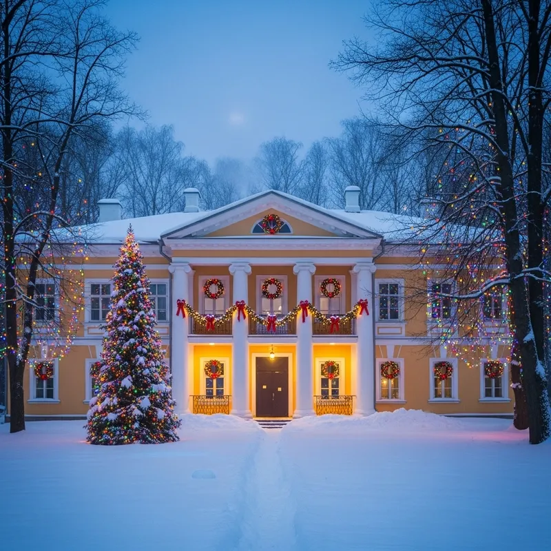 Polibino Manor House in Lipetsk | Winter Wonderland