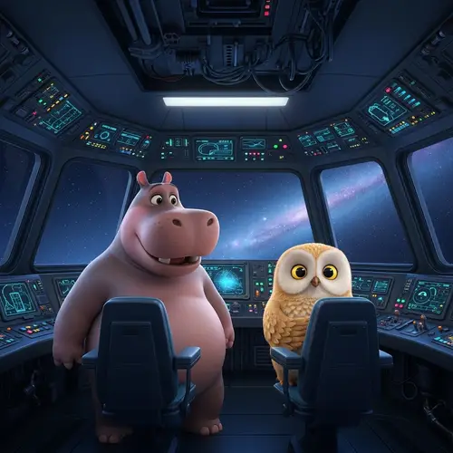 Harold and Oliver's Journey Back to Earth - A Bittersweet Farewell