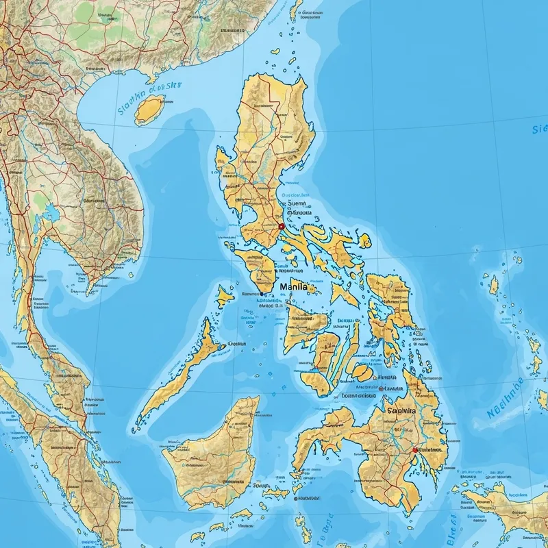 Philippine Map Illustration: Geography & Features Philippine Map Illustration: Geography & Features