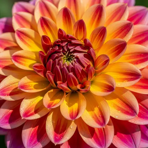 Stunning Blooming Dahlia Flower in Vibrant 4k Resolution