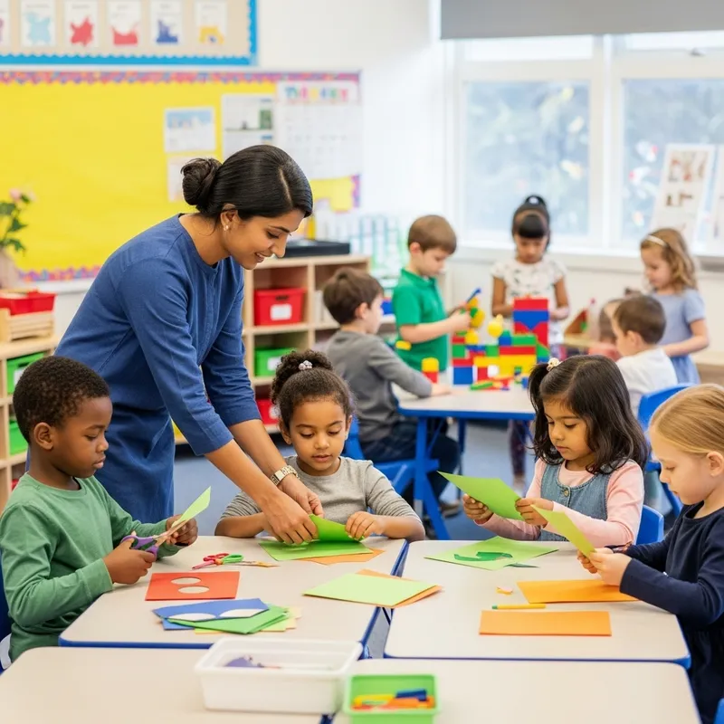Engaging Kindergarten Classroom without Gymnasium