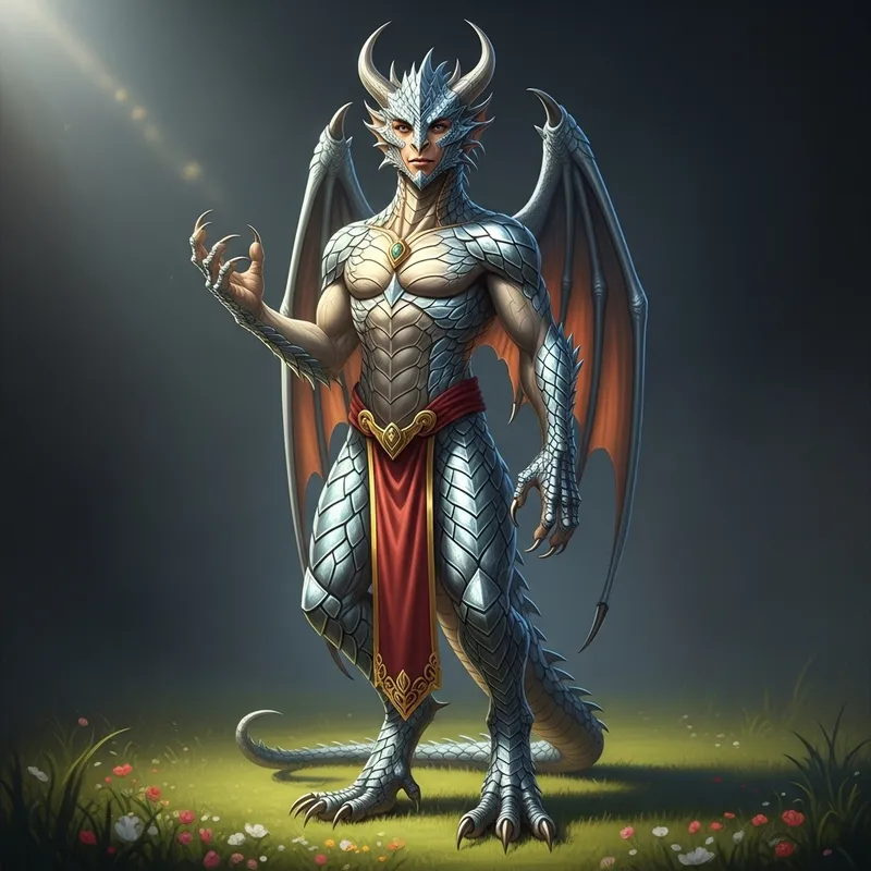 Dragon Man: A Majestic Fusion of Dragon and Human