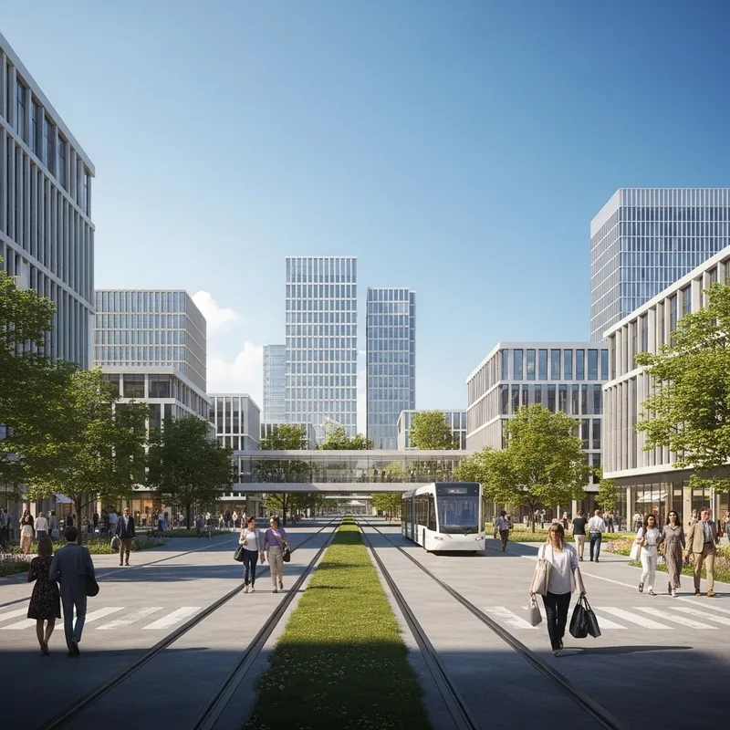 Utopian Future: Harmony of Industry & Nature