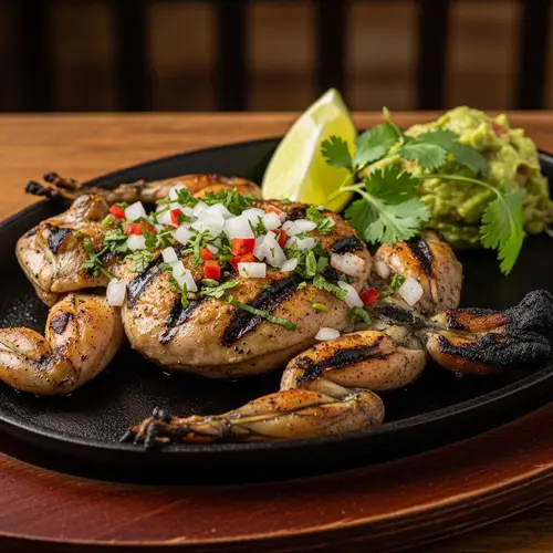 Grilled Frog Asada with Charred Tail