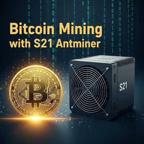 Bitcoin Mining with S21 Antminer - Engaging YouTube Thumbnail