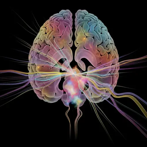 Abstract Nucleus Accumbens Art | Brain Reward Circuit Symbolism