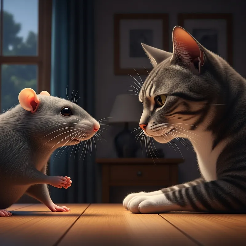 Misunderstanding Resolved: Rat and Cat's Heart-to-Heart Talk
