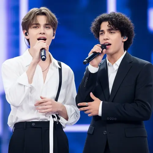 Singers Performance: Brown Hair vs. Dark Curly Hair | BTS Duo