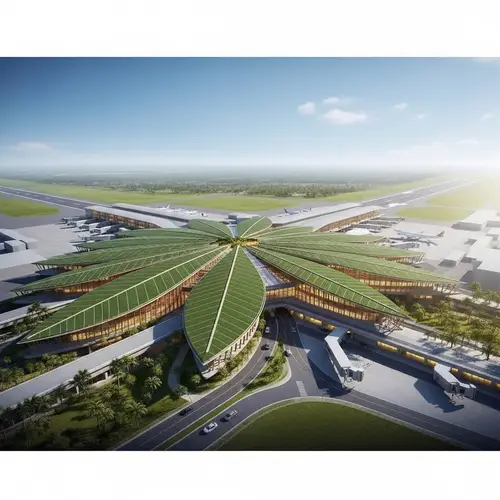 Anahaw Leaf-Inspired Airport Design | Tropical Aesthetic