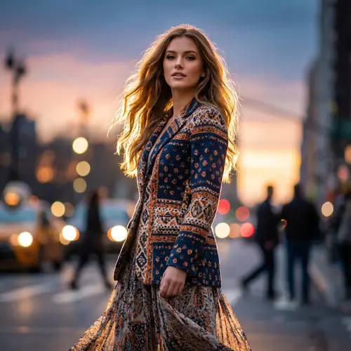 Urban Elegance: Stunning Model Portraits