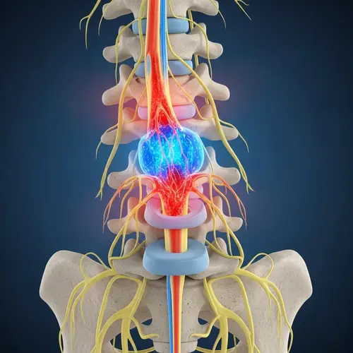 Spinal Cord Injury Medical Illustration