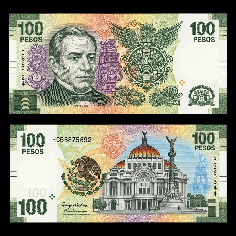 Create Mexican Peso Currency Art