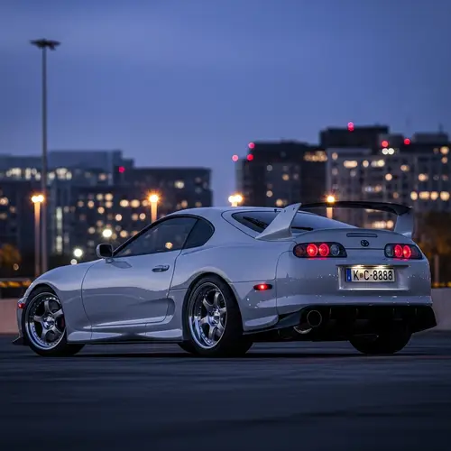 Sleek Toyota Supra MK 4 - High-Performance Sports Car
