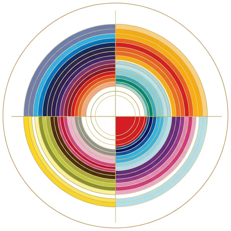 Unique Circle Art Design with Chords, Arcs, and Angles | Geometric Abstract