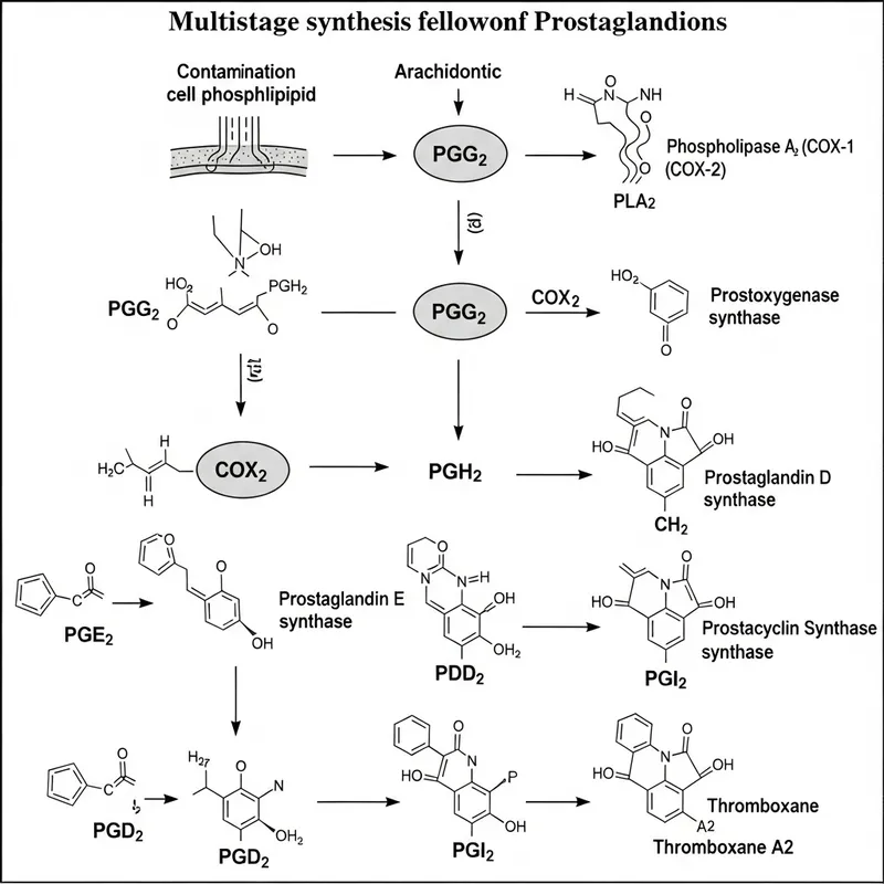 Prostaglandin Synthesis: Steps Leading to Contamination