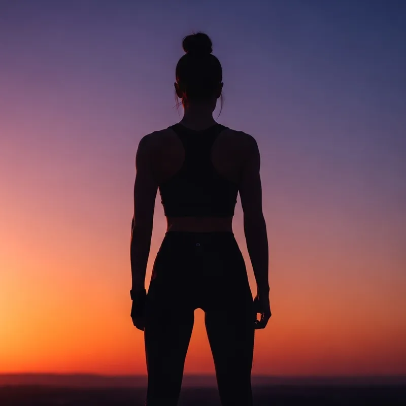 Best Women: Strong Athletic Female Silhouette | Resilience & Determination