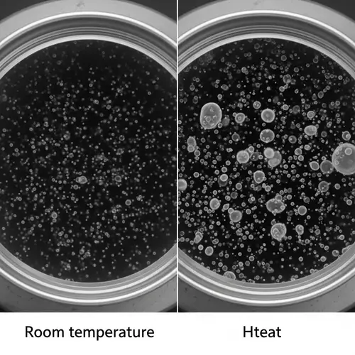 Microscopic Air Particle Motion in Heated Metal Can