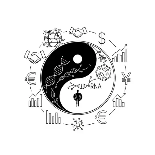 Simplistic Tattoo Design: Yin-Yan, Biology & International Business
