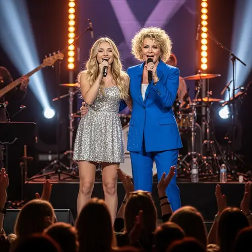 Sydney Sweeny and Taylor Swift Perform Romantic Duet on Stage