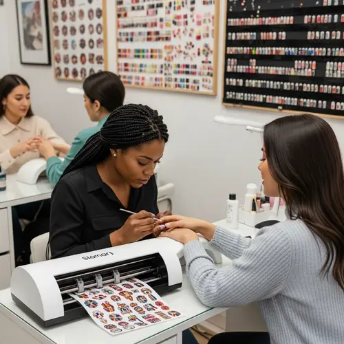 Nail Salon: Intricate Nail Art & Vinyl Designs