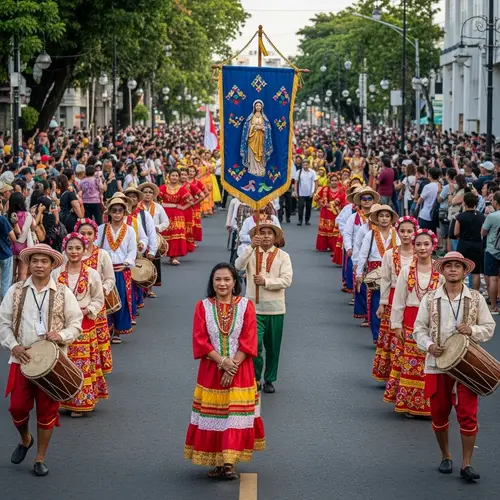 Vibrant Sinulog Festival in the Philippines