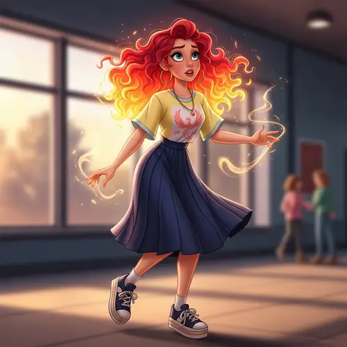Disney-style Sunset Shimmer Character Design