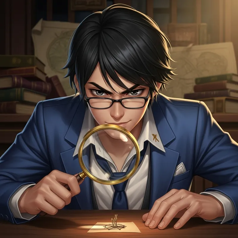 Kudo Shinichi: Teenage Detective with Magnifying Glass Kudo Shinichi: Teenage Detective with Magnifying Glass