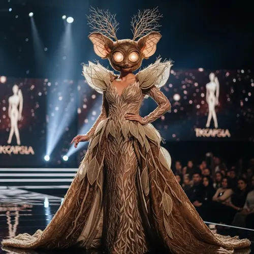 Tarsier-Inspired Costume on International Pageant Stage