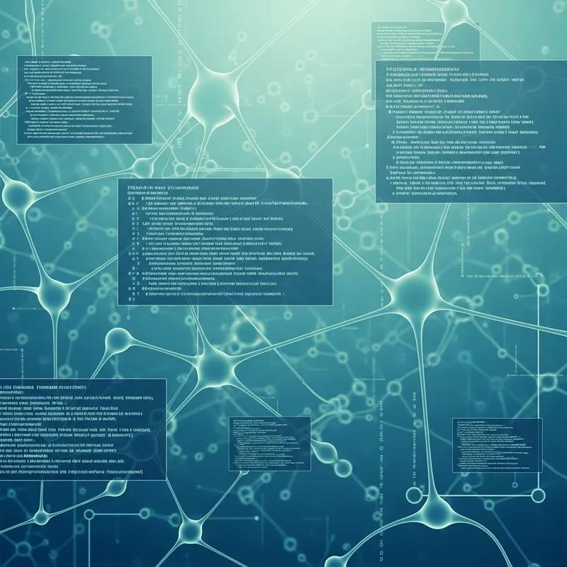 Abstract Representation of Neural Networks | AI Nodes with Synapses