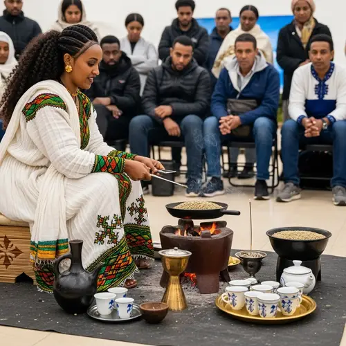 Ethiopian Habesha Coffee Ceremony - Cultural Heritage Demonstration
